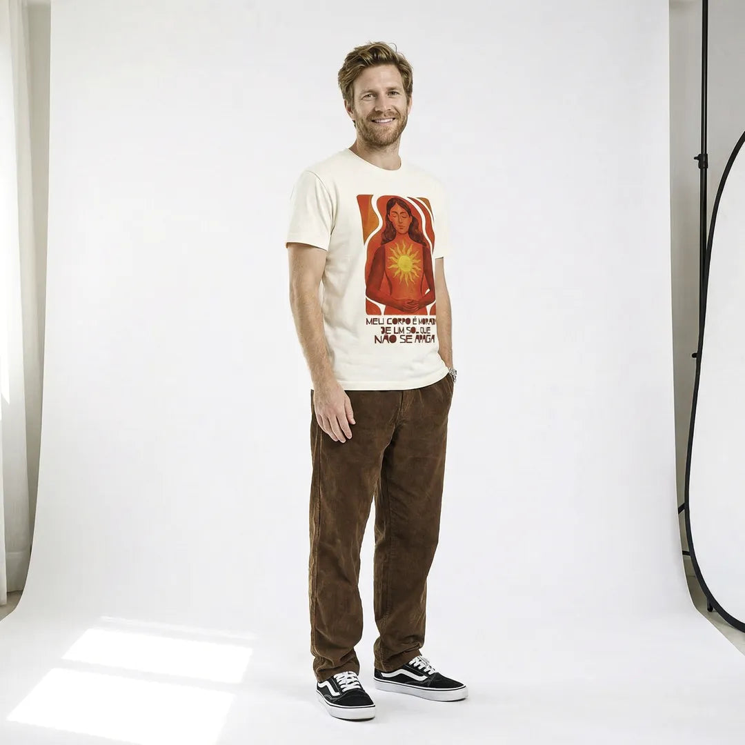 Camiseta Basica MeuCorpo Masculina Off White 02