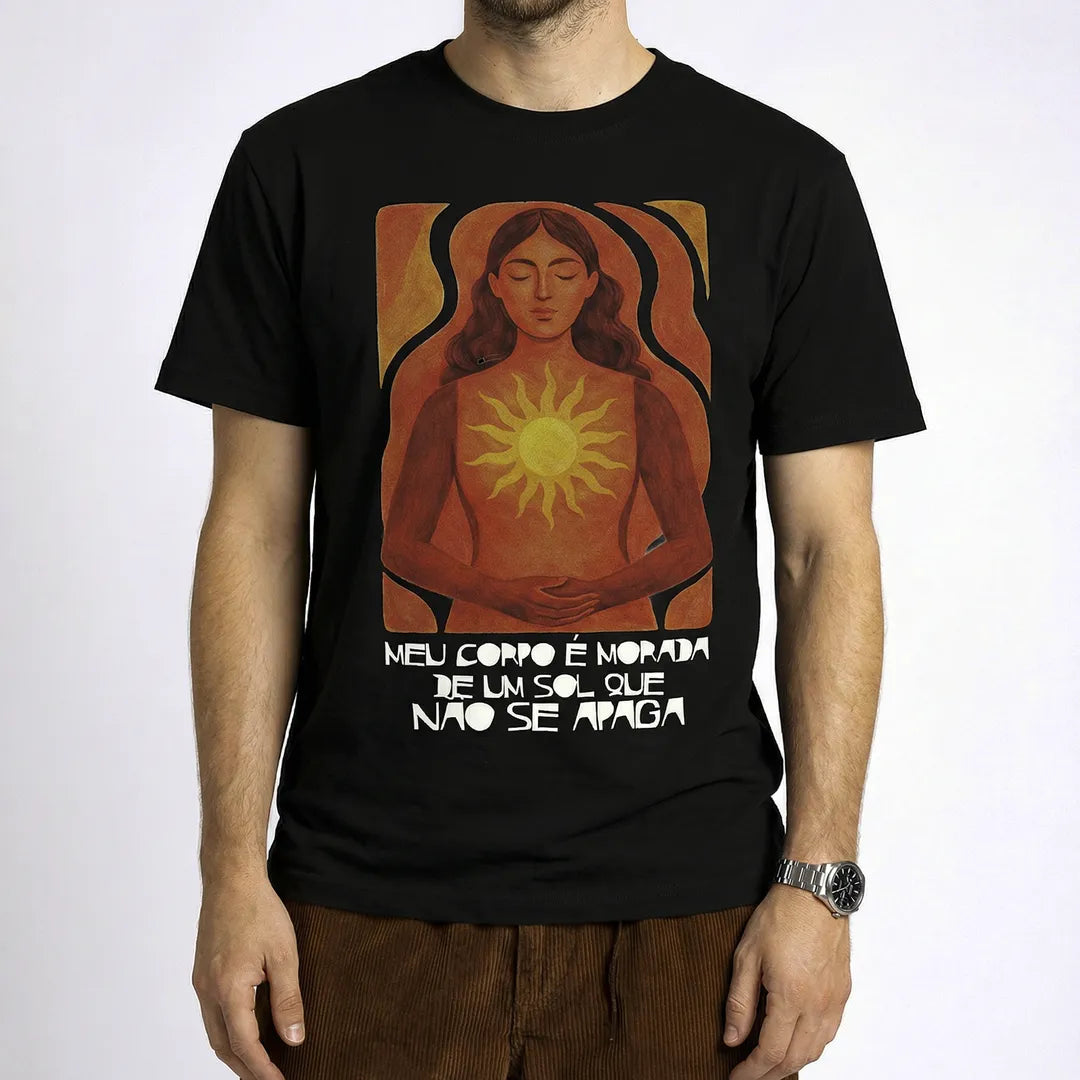 Camiseta Basica MeuCorpo Masculina Preto 01