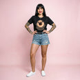 Camiseta Basica NAOVOUPARAR Feminina Preto