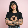 Camiseta Basica NAOVOUPARAR Feminina Preto