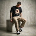 Camiseta Basica NAOVOUPARAR Masculina Preto