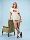 Camiseta Básica O Afeto Te Afeta? - Feminina Off-White