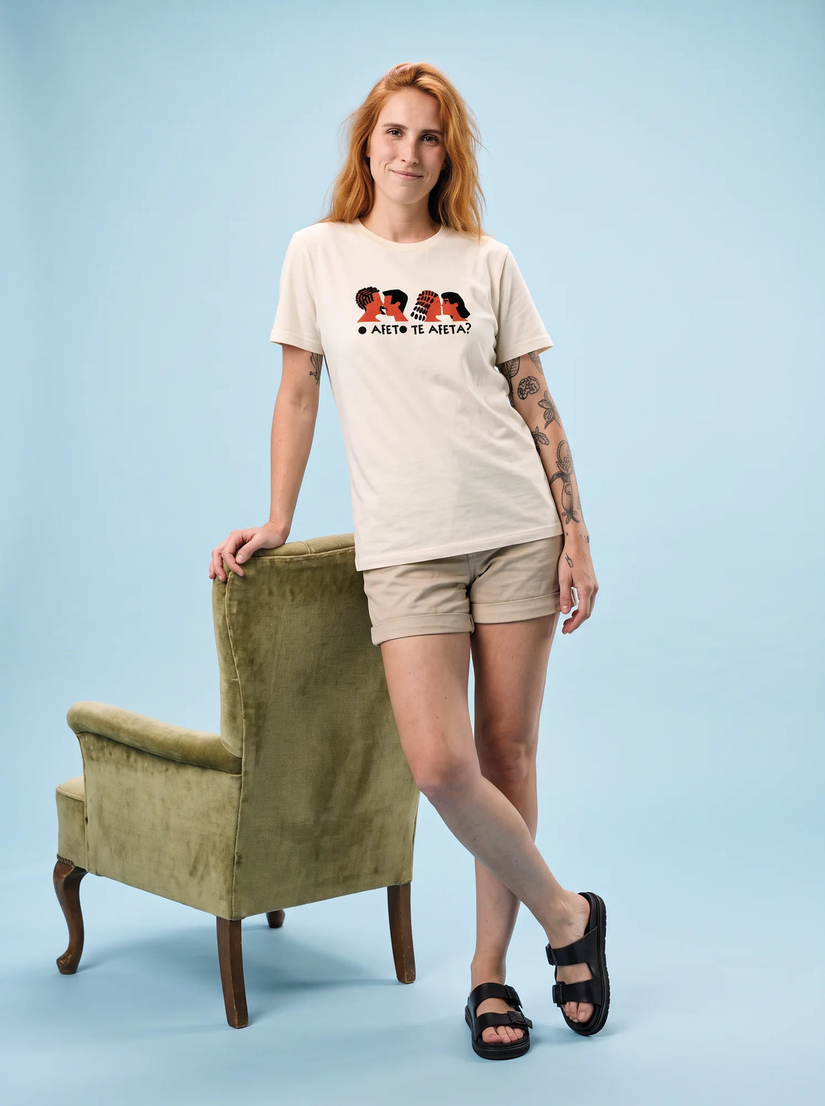 Camiseta Básica O Afeto Te Afeta? - Feminina Off-White
