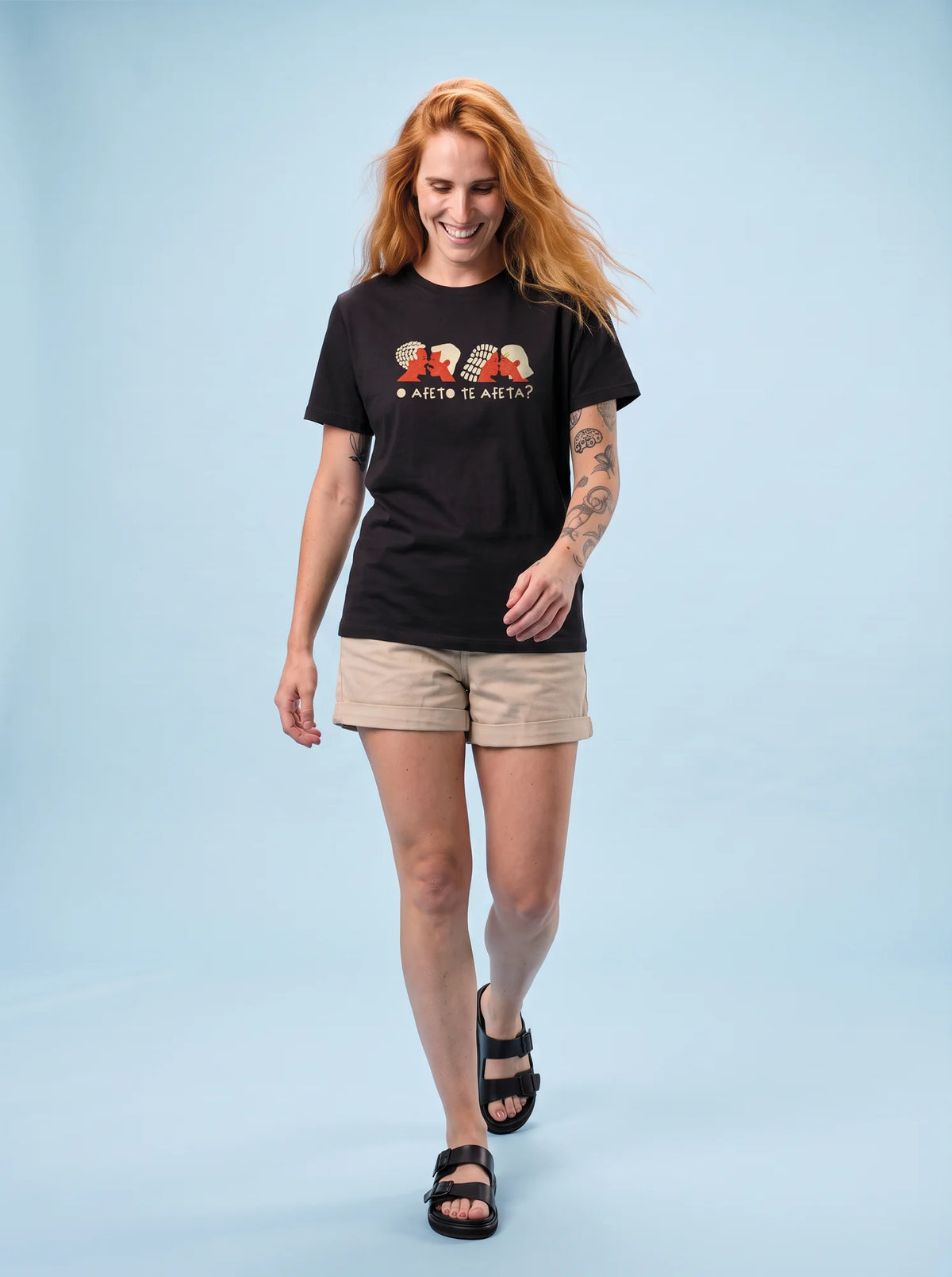 Camiseta Básica O Afeto Te Afeta? - Feminina Preto
