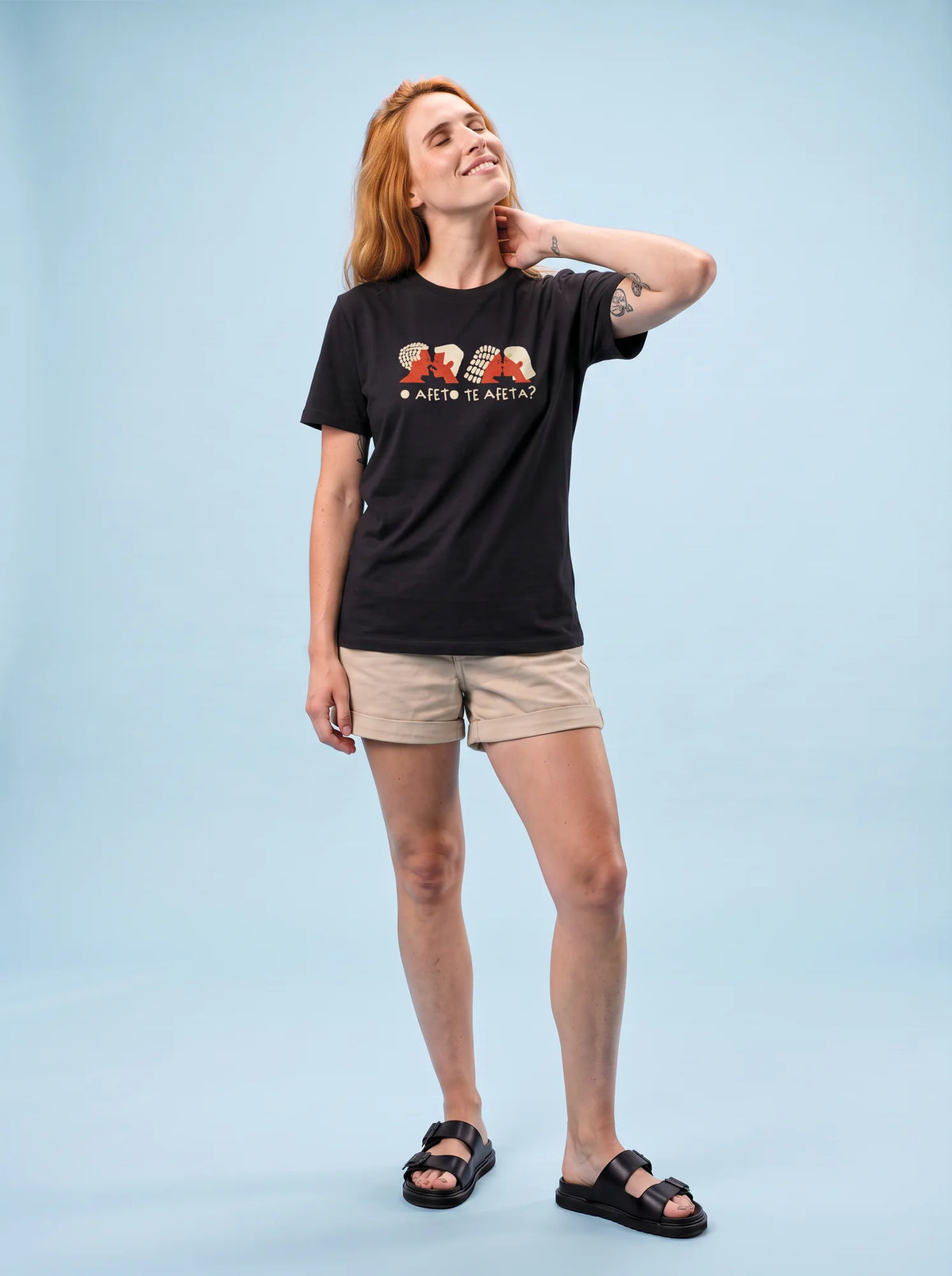 Camiseta Básica O Afeto Te Afeta? - Feminina Preto