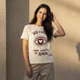 Camiseta Basica OLHOS-AMOR Feminina Off-White