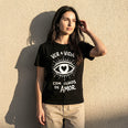 Camiseta Basica OLHOS-AMOR Feminina Preto