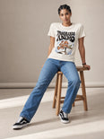 Camiseta Básica Procurando Ânimo - Feminina Off-White