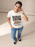Camiseta Básica Procurando Ânimo - Feminina Off-White