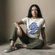 Camiseta Basica cabecamedos Feminina Off-White