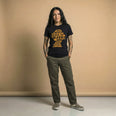 Camiseta Basica cabecamedos Feminina Preto