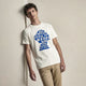 Camiseta Basica cabecamedos Masculina Off-White