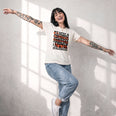 Camiseta Basica coragens Feminina Off-White