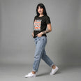 Camiseta Basica coragens Feminina Preto
