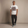 Camiseta Basica coragens Masculina Off-White