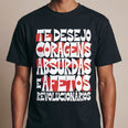 Camiseta Basica coragens Masculina Preto