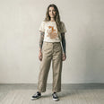 Camiseta Basica migramos Feminina Off-White
