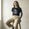 Camiseta Basica migramos Feminina Preto