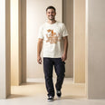 Camiseta Basica migramos Masculina Off-White