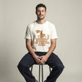 Camiseta Basica migramos Masculina Off-White