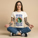 Camiseta Basica naoquero Feminina Off-White