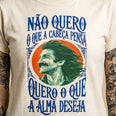 Camiseta Basica naoquero Feminina Off-White