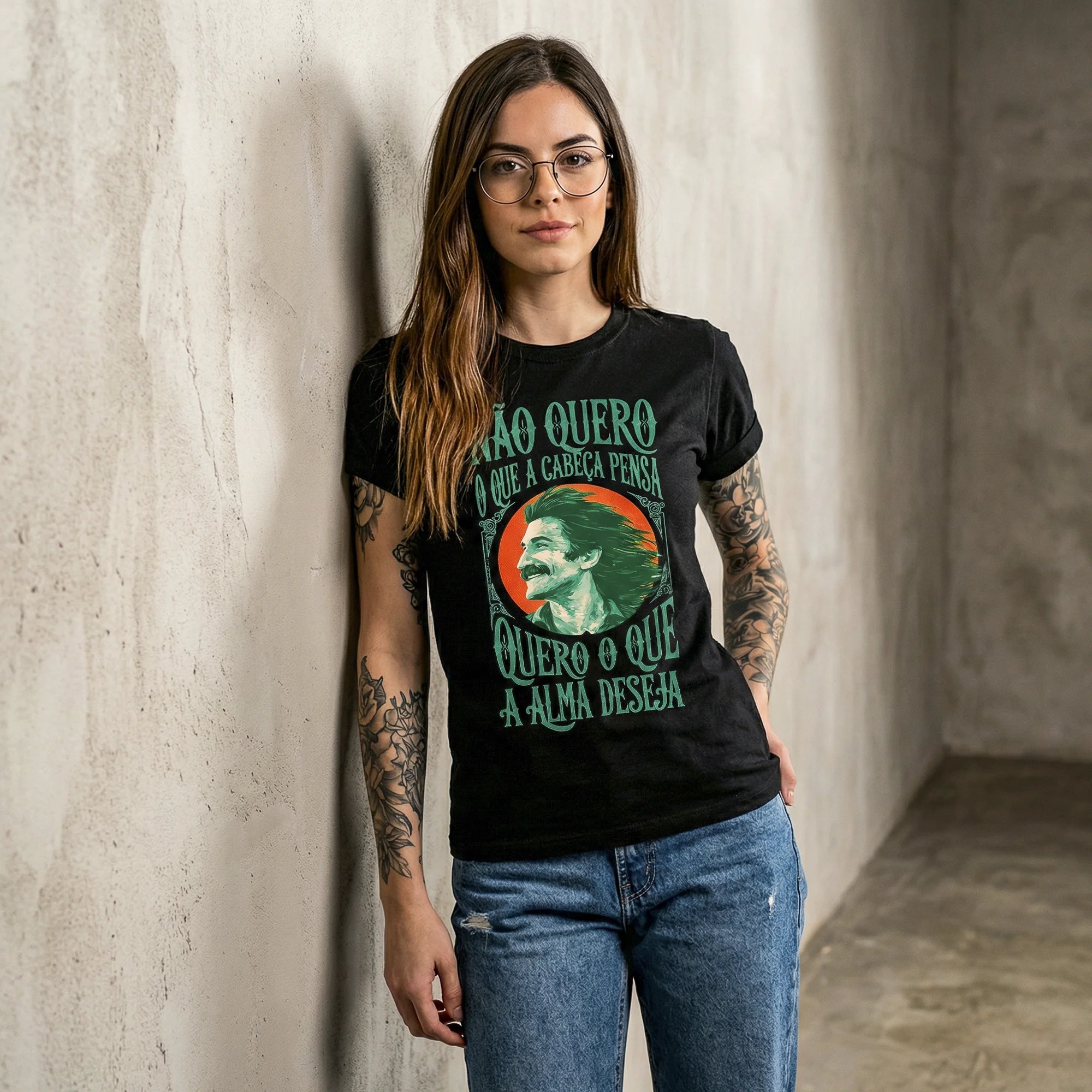 Camiseta Basica naoquero Feminina Preto
