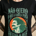 Camiseta Basica naoquero Feminina Preto