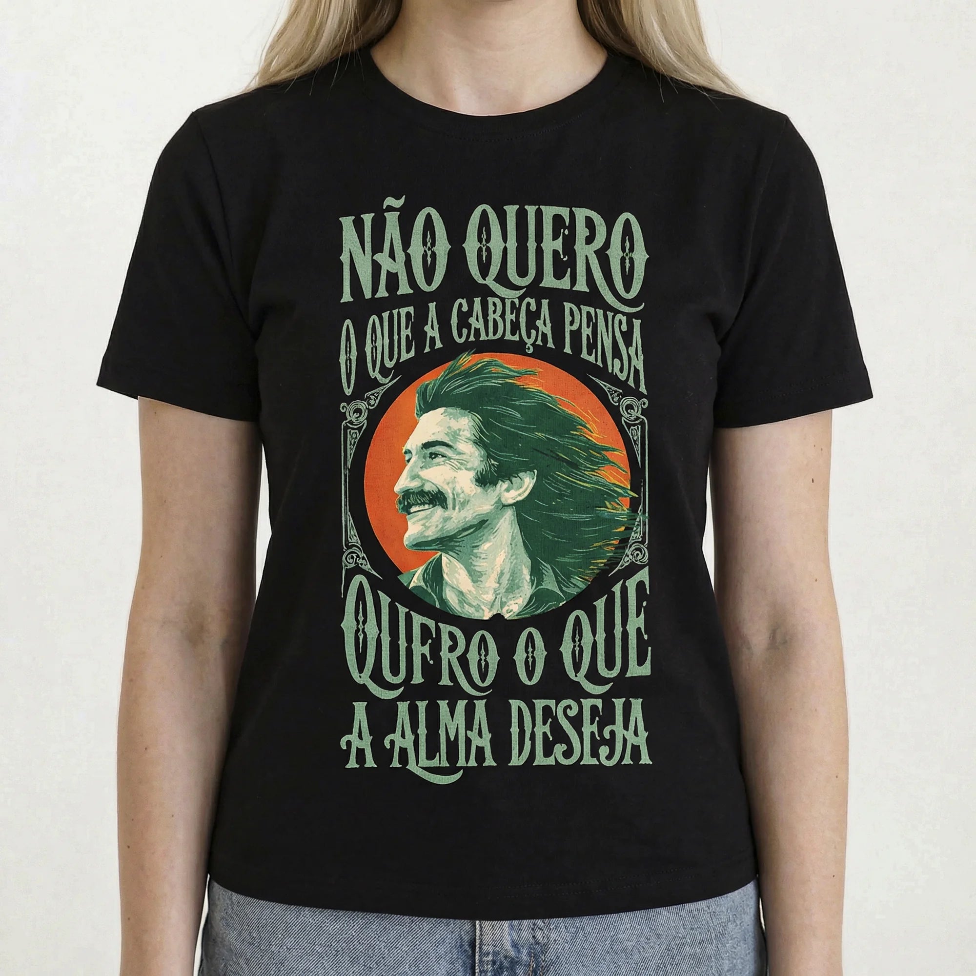 Camiseta Basica naoquero Feminina Preto