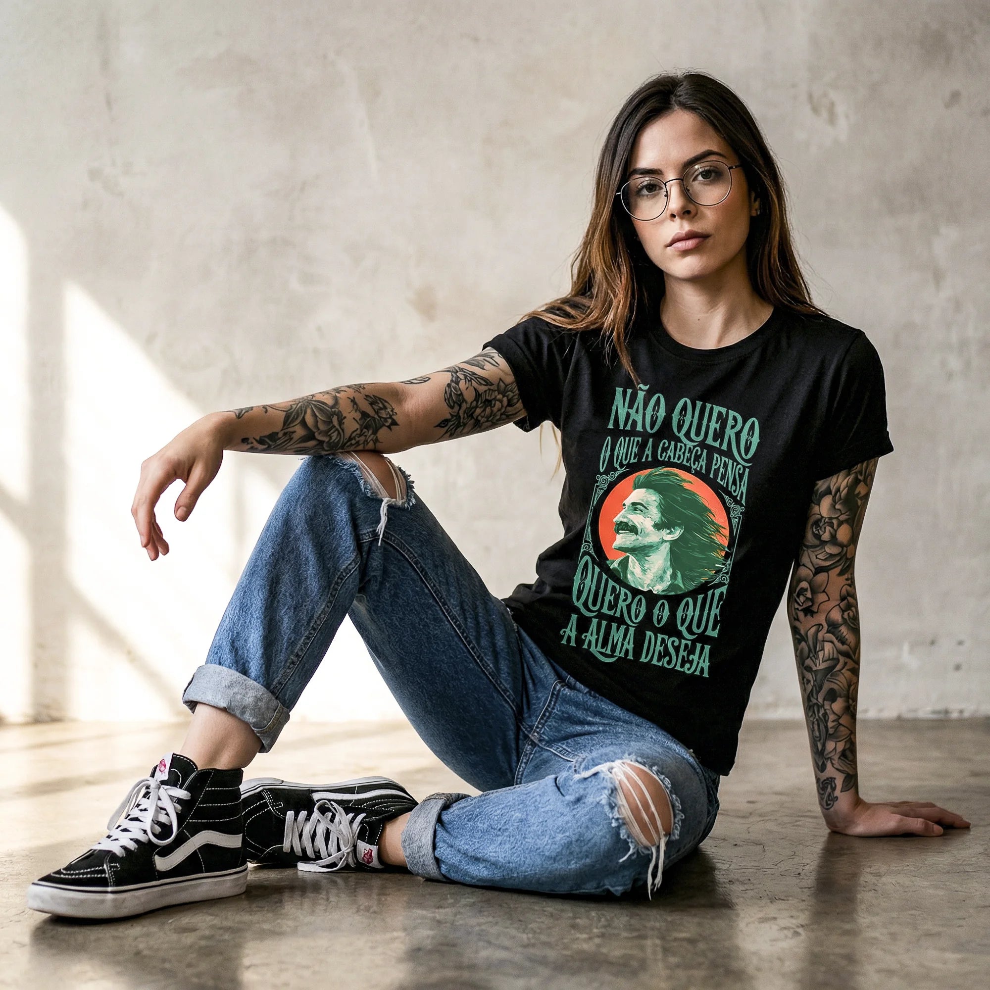 Camiseta Basica naoquero Feminina Preto
