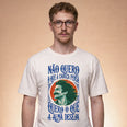 Camiseta Basica naoquero Masculina Off-White