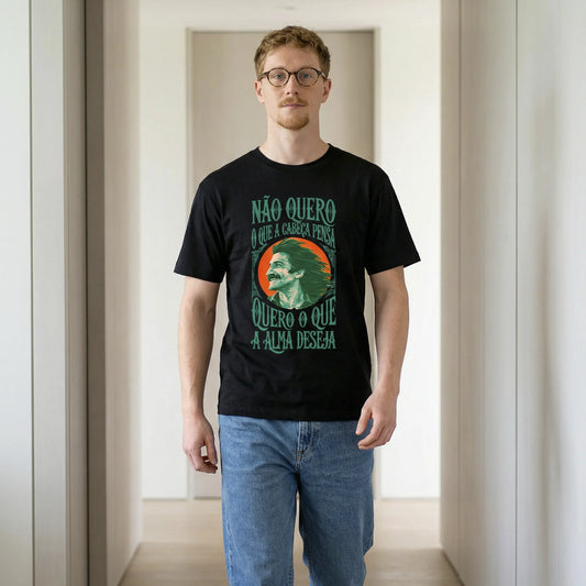 Camiseta Basica naoquero Masculina Preto