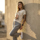 Camiseta Basica naorendas Feminina Off-White