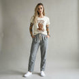 Camiseta Basica naorendas Feminina Off-White