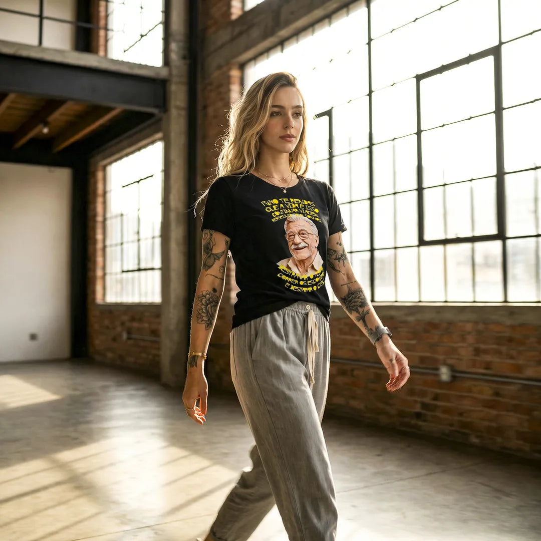 Camiseta Básica Não Te Rendas Feminina Preto