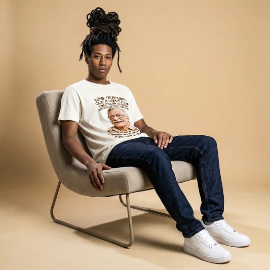 Camiseta Básica Não Te Rendas Masculina Off-White