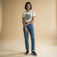Camiseta Basica pecoprotecao Feminina Off-White