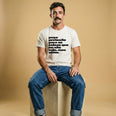 Camiseta Basica pecoprotecao Masculina Off-White