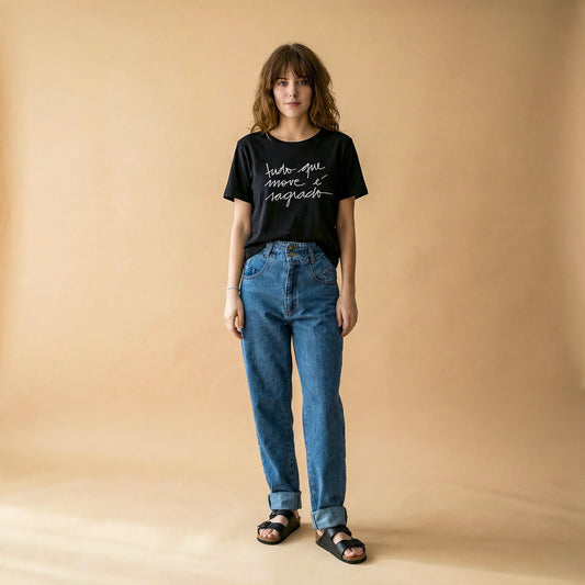 Camiseta Basica tudomove Feminina Preto