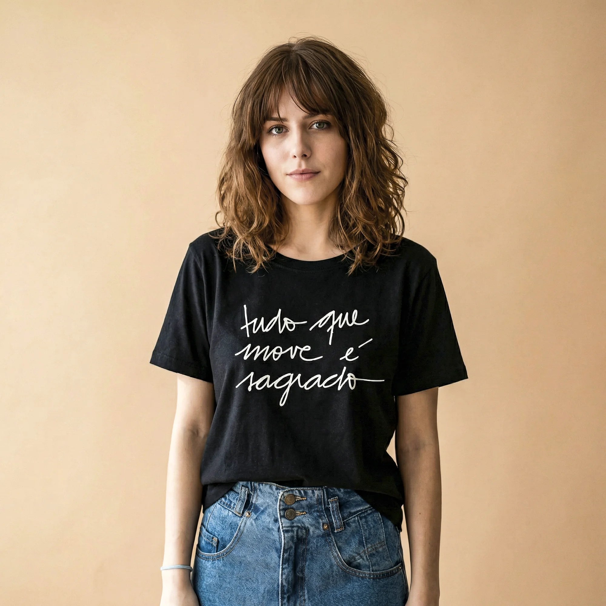 Camiseta Basica tudomove Feminina Preto