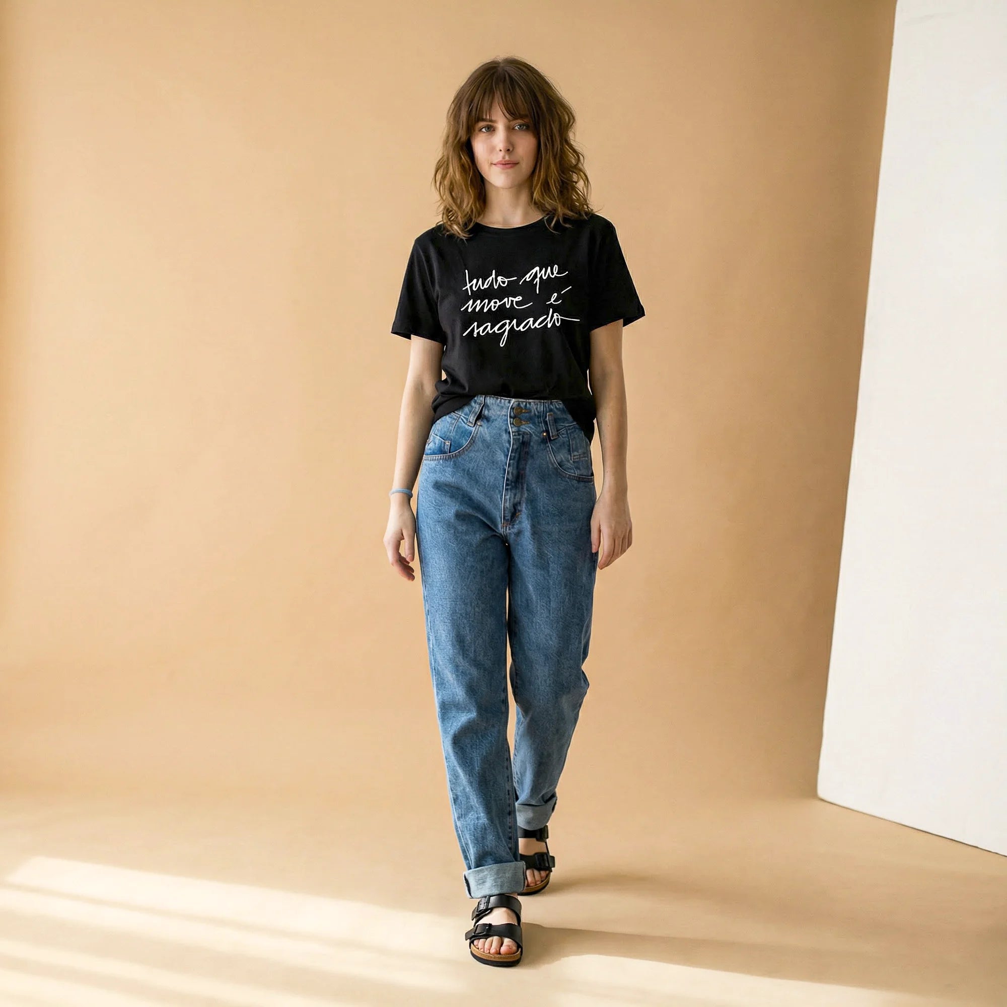 Camiseta Basica tudomove Feminina Preto
