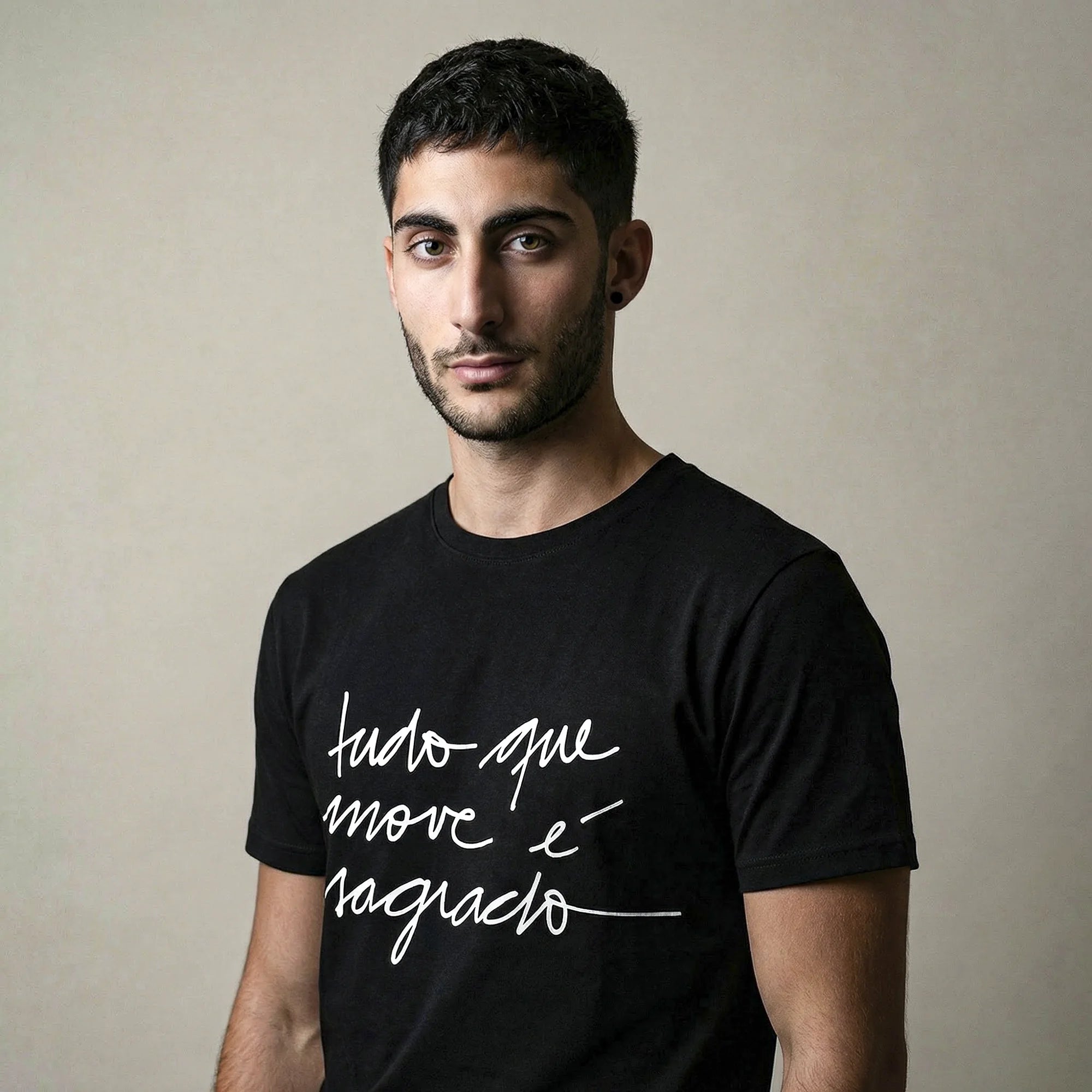 Camiseta Basica tudomove Masculina Preto