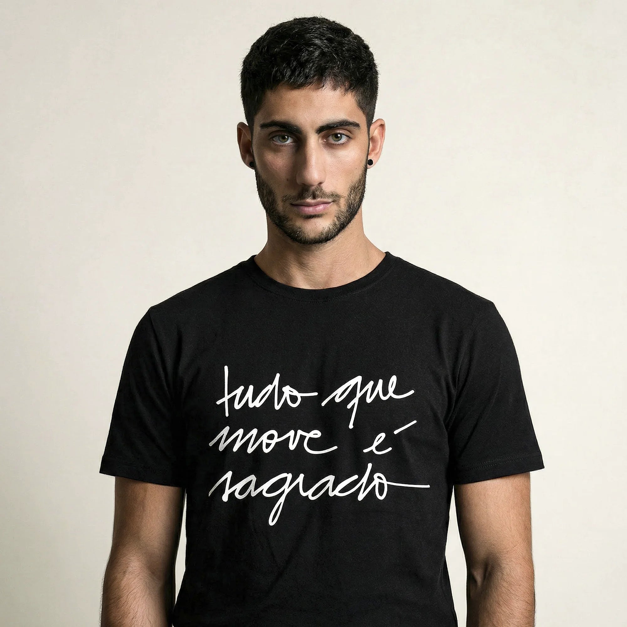 Camiseta Basica tudomove Masculina Preto