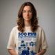 Camiseta Oversized 500 Days of Summer Feminina Off-White