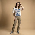 Camiseta Oversized 500days Feminina Off-White