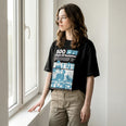 Camiseta Oversized 500days Feminina Preto