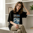 Camiseta Oversized 500days Feminina Preto