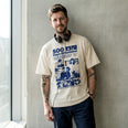 Camiseta Oversized 500days Masculina Off-White