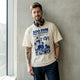 Camiseta Oversized 500days Masculina Off-White