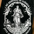 Camiseta Oversized ANSIEDAD Feminina Preto
